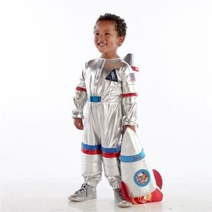 Silver Astronaut Kids Costume 3T
